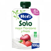Hero Baby Solo Eco Bag Yogourt à la fraise et à la pomme