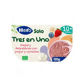  Hero Baby Solo Céréales Aux Fraises Et Aux Myrtilles Au Yaourt 120g