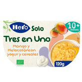 Hero Baby Solo Yogourt À La Mangue Et À La Pêche 120g