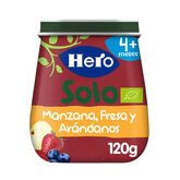 Hero Baby Solo Eco Pomme Fraise Myrtille 120g