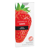 Sawes Sugarfree Erdbeer-Bonbon Blister