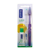 Pack Vitis Soft Toothbrush 2U Vitis Toothpaste 15ml Free