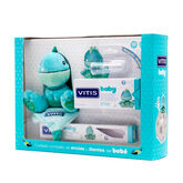 Vitis Baby Brosse à Dents+ Gel Calm 30ml+ Gadget+ Dé à Coudre