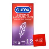 Durex Sensitivo Contacto Total 12 Preservativos