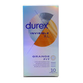 Durex Invisible XL Ultra Thin Condoms 10 Unités