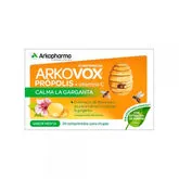 Arkopharma Arkovox Propolis Vitamine C Goût Menthe 24 Comprimés 