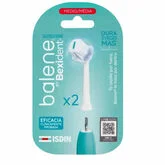 Duotech Sonic Toothbrush Replacement Heads Medium Bristles x2