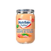 Nutribén Potito Jambon, Boeuf et Légumes 235g 