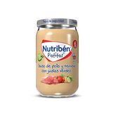 Nutribén Potito Poulet, Boeuf et Haricots Verts 235g  