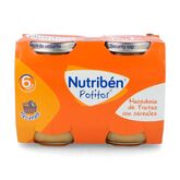 Nutribén Potito Macedonia Frutta e Cereali 2x190g