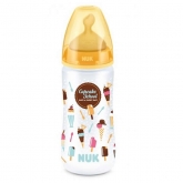 Nuk Baby Bottle Cupcake School Tetin Latex T2 6-18 Months 300ml