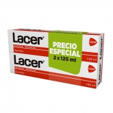 Lacer Pâte Dentifrice 2x125ml