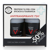 Vichy Homme Intense Roll On Déodorant 2x50ml	