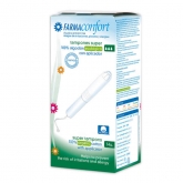 FarmaConfort Tampons Coton Avec Applicateur Taille Super 14 Unités