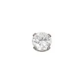 Inverness Pendentif 592C Titanium Natural Solitaire 3mm