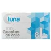 Guantes Luna Gants Vinyle Taille L 100 Unités