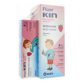 Kin Fluor Kin Bain De Bouche 500ml+ Dentifrice Pour Enfants 50ml Set 2 Pièces