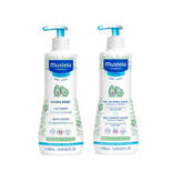 Mustela Hydra Baby Körpermilch 500ml + Badegel 500ml