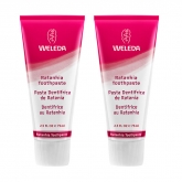 Weleda Pasta Dentifricia Alla Ratania 2x75ml