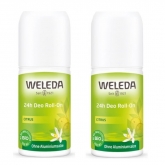 Weleda Dédorant 24h Citrus Roll-On 2x50ml