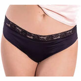 Enna Menstrual Panty Classic Black Moderate Flow T- XXS-M