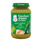 Gerber Bio Purée De Brocoli Et Pois Avec Dinde 190g