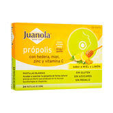 Juanola Hedera Propolis, Miel, Zinc et Vitamine C 24U 