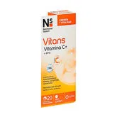 Ns Vitans Vitamine C + Zinc 20Comprimés Effervescents Saveur Citron