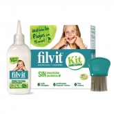 Filvit Dimeticona Anti Lice Lotion 125ml Set 3 Pieces 