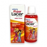 Lacer® Bain De Bouche Fluor 0,05 Goût Fraise 500ml