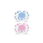 Philips Avent Decorated Soother Checkered 0-6m 2und