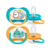 Philips Avent Soother Classic Enchanted Garden 6-18 Mois Enfant 2 Pcs