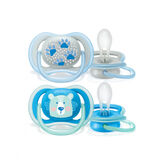 Avent Sucette Déco Ultra Soft 6-18 Mois 2U