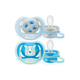 Avent Infant Ultra Happy Sucette 6-18 Mois 2U