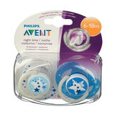 Avent Infant Ultra Air Collection Pacifier Animals 6-18 Mesi 2U