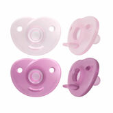 Avent Soothies Sucettes 100% Silicone 0-6 Mois Fille 2U