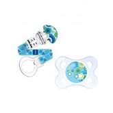 Mam Mini Silicone Soother 0-7 Months +Brooch