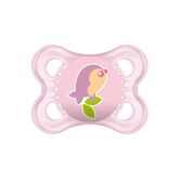 Mam Baby Succhietto Originale 0+ In Silicone Rosa