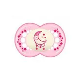 Mam Baby Dummy Original Night 6+ Silicone Pink
