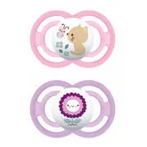 Mam Perfect +6M Sucette Silicone Rose/Violet 2 Pièces