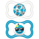 Mam Baby Sucette en silicone Air 6+ Bleu 2U