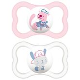 Mam Baby Dummy Air 6+ in silicone rosa 2U