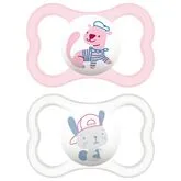 Mam Baby Dummy Air 6+ Silicone Pink 2U