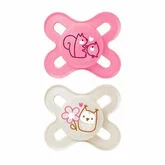 Mam Original Start Silicone 0-2 M 2 Unit Pink Color