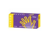 Maxter Disposable Pure Latex Gloves Size M 100 Units