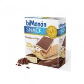 Bimanán Sustitutive Snack Chocolat Au Lait Fourré Vanille 120g