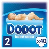 Dodot Baby-Dry Diapers Size 2, 40 Diapers