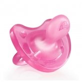 Chicco Physio Soft Sucette Silicone Rose 0-6m+ 1 Unité