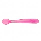 Chicco Duplo Soft Pink Silicone Spoon 6m+ 2 Unités