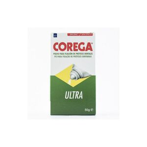Corega® Poudre Ultra-Adhésive 50g | PharmacyClub | Achetez le meilleur ...